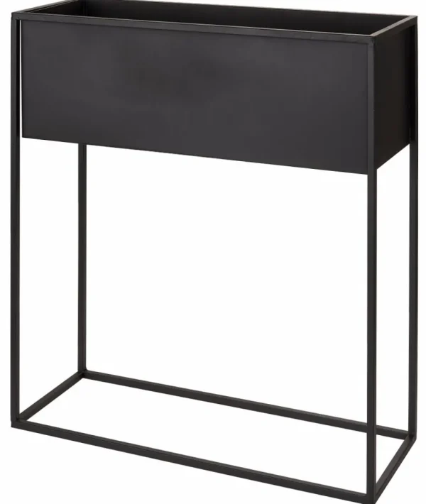 CASA LARGO Macetero Negro> Soportes Para Plantas