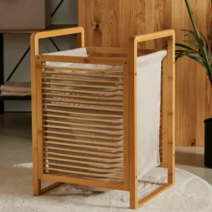 CASA LINOLUX BAMBOE Cesta Para Colada Natural> Cesto De La Ropa