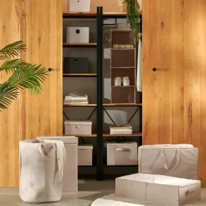 CASA LINOLUX Cesta Para Colada Beis> Cesto De La Ropa