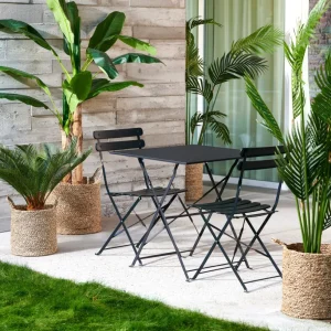 CASA LOIC Silla Negro> Sillas De Jardín