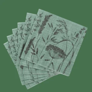 CASA LOLIUM GREEN Paquete De 20 Servilletas Verde> Servilletas
