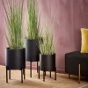 CASA LOUNGE Macetero Negro> Macetas | Soportes Para Plantas