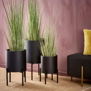 CASA LOUNGE Macetero Negro> Macetas | Soportes Para Plantas