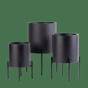 CASA LOUNGE Macetero Negro> Macetas | Soportes Para Plantas
