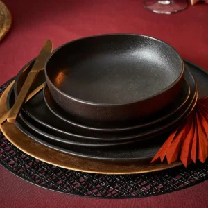 CASA MAGMA Plato Negro> Platos