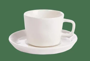 CASA MAREA Tacita Taza Y Plato 12 CL Blanco> Tazas
