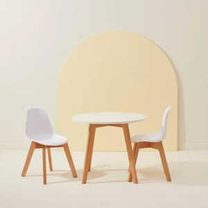 CASA MATHIAS Mesa Para Niños Con 2 Sillas Natural/blanco> Kids