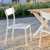 CASA MAVAS Silla Apilable Blanco> Sillas De Jardín