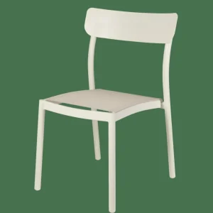 CASA MAVAS Silla Apilable Blanco> Sillas De Jardín