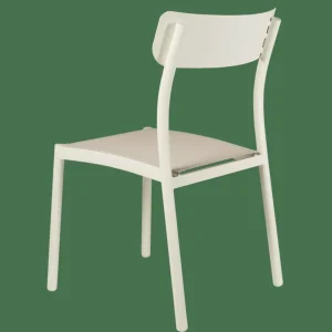 CASA MAVAS Silla Apilable Blanco> Sillas De Jardín