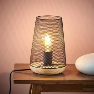 CASA MESH Lámpara De Mesa Negro> Lamparas De Mesa