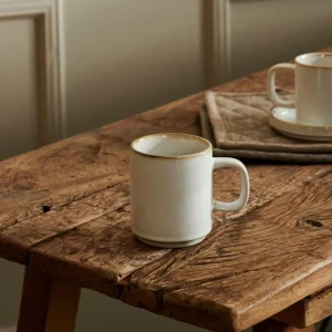 CASA MINERAL MARBLE Taza Con Asa 30 CL Blanco> Tacitas