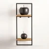 CASA MIX&MATCH Estantería De Pared Negro, Natural> Estanterías