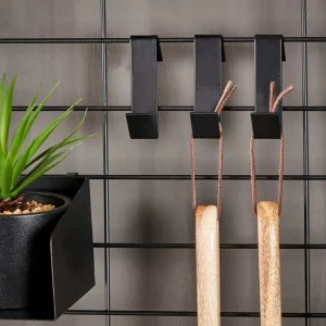 CASA MODULAR 5 Ganchos/s Negro> Decoracion De Pared