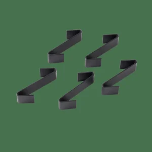 CASA MODULAR 5 Ganchos/s Negro> Decoracion De Pared