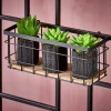 CASA MODULAR Cesta Negro> Decoracion De Pared