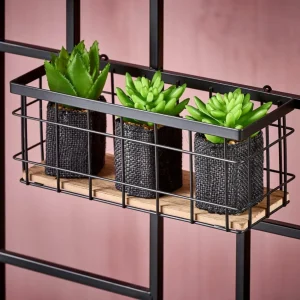 CASA MODULAR Cesta Negro> Decoracion De Pared