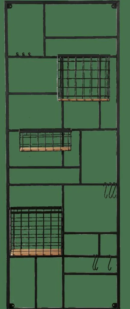 CASA MODULAR Cesta Negro> Decoracion De Pared