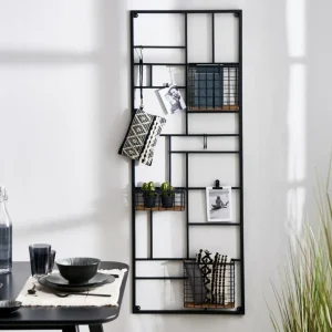 CASA MODULAR Estantería De Pared Negro> Decoracion De Pared | Estanterías