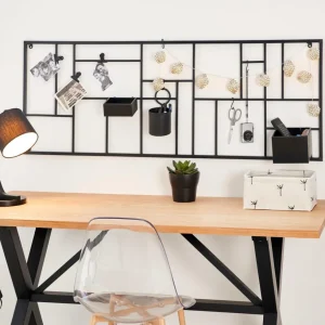 CASA MODULAR Estantería De Pared Negro> Decoracion De Pared | Estanterías