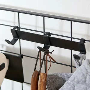 CASA MODULAR Perchero Con 3 Ganchos Negro> Decoracion De Pared