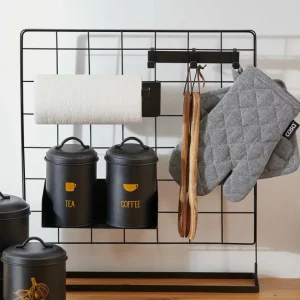 CASA MODULAR Perchero Con 3 Ganchos Negro> Decoracion De Pared