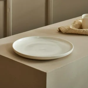 CASA MOON Plato Llano Blanco> Platos