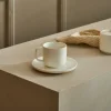 CASA MOON Taza Y Plato 20 CL Blanco> Tazas