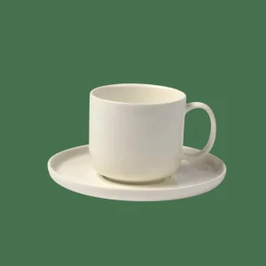 CASA MOON Taza Y Plato 20 CL Blanco> Tazas