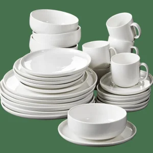 CASA MOON Taza Y Plato 20 CL Blanco> Tazas