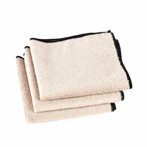 CASA MULTI Paño De Microfibra Juego De 3 Negro> Panos De Cocina
