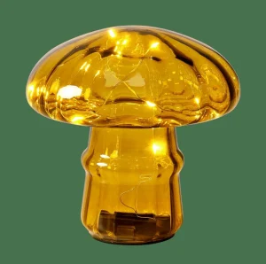 CASA MUSHRO Lámpara Decorativa Amarillo> Otoño | Lamparas De Mesa