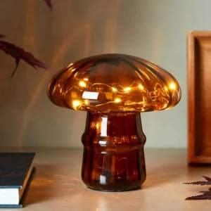 CASA MUSHRO Lámpara Decorativa Marrón> Otoño | Lamparas De Mesa