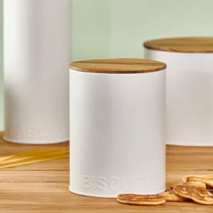 CASA NAGINI Fiambrera Para Galletas Blanco, Natural> Latas | Taperes