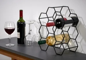 CASA NAU Botellero Para 9 Botellas Negro> Accesorios Vino