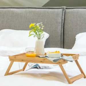 CASA NEW BAMBOO Bandeja De Cama Natural> Bandejas