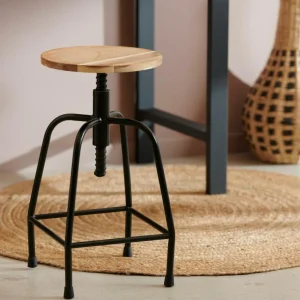 CASA NEW BEDFORD Taburete Negro, Natural> Taburetes De Bar | Taburetes