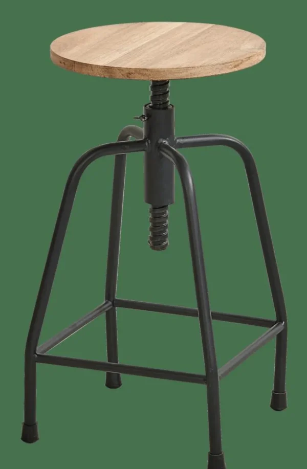CASA NEW BEDFORD Taburete Negro, Natural> Taburetes De Bar | Taburetes
