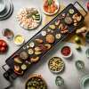 CASA NEW PLANCHA Plancha Para Asar XXXL Negro> Equipamiento De Cocina