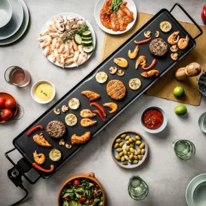 CASA NEW PLANCHA Plancha Para Asar XXXL Negro> Equipamiento De Cocina