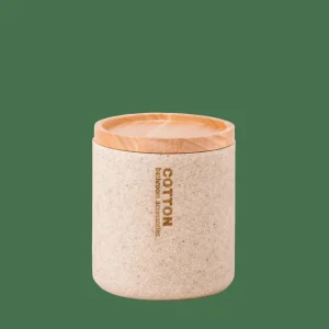 CASA NEW RESIN Soporte De Algodones Natural> Accesorios De Tocador