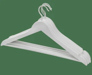 CASA NEW WOOD Perchas Juego De 5 Blanco> Perchas