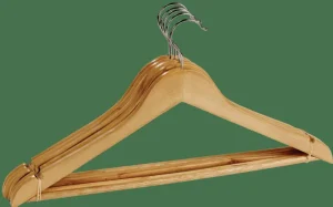 CASA NEW WOOD Perchas Juego De 5 Natural> Perchas