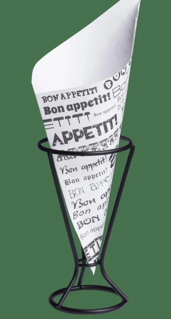 CASA NJAM Soporte Para Cucurucho Negro> Aperitivo Y Tapas