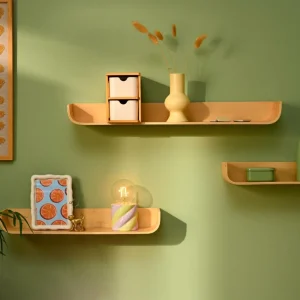 CASA NOMA Estantería Para Colgar S/3 Natural> Estanterías