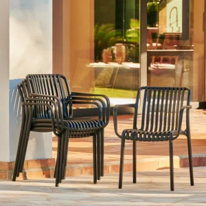 CASA NOMI Silla Negro> Sillas De Jardín