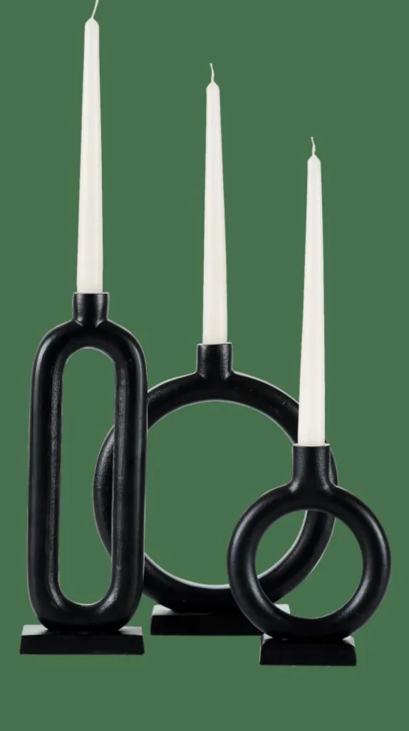 CASA NOVA Candelabro Negro> Candelabros | Halloween