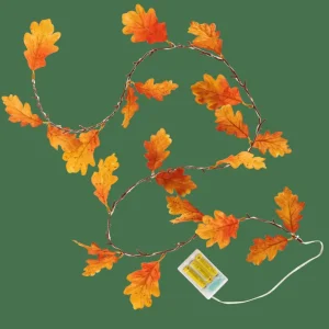 CASA OAK LEAF Guirnalda Marrón> Otoño | Guirnaldas De Luz