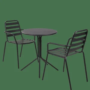CASA OLAV Mesa Bistro Negro> Mesas De Bistro | Mesas De Jardín
