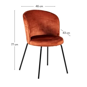 CASA OLIVIER Silla De Comedor Marrón Marrón> Sillas De Comedor